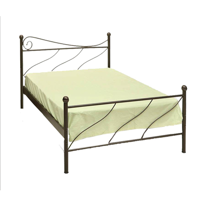 Κρεβάτι Μεταλλικό MetalFurniture Πάρος 160x200 Με Επιλογή Χρώματος 