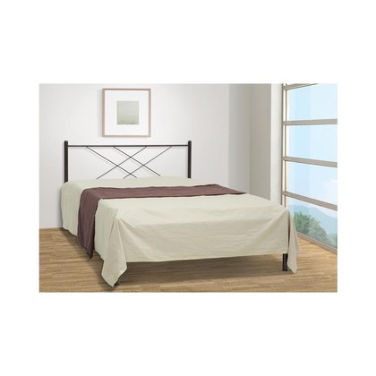 Κρεβάτι Μεταλλικό MetalFurniture Καρέ 150x200 Με Επιλογή Χρώματος