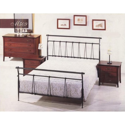 Metallic Semi-Double Bed SweetDreams Dream 33 110x190 cm