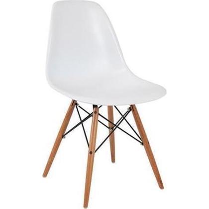 Καρέκλα Δείπνου Varossi Anita-Wood Λευκό 46x55x82    