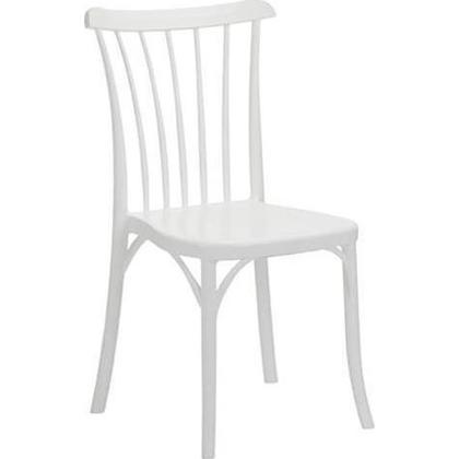 Καρέκλα Varossi Gozo Λευκό 49x54x90