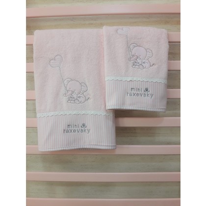 Baby Towels Set Mini Raxevsky JJ167 Pink