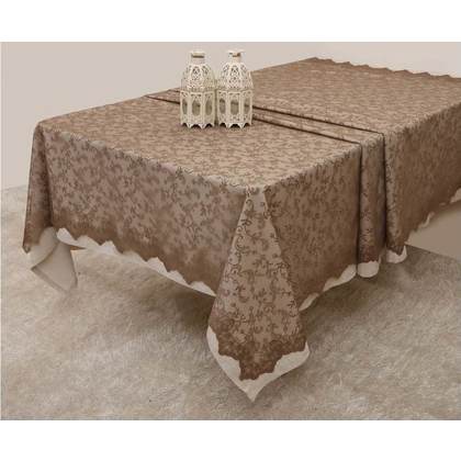 Σετ Ράνερ Anna Riska Lace Tablecloths Collection 2331 Μπεζ 
