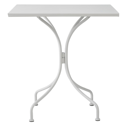 Τραπέζι Μεταλλικό Varossi Flex Λευκό 70x70x71