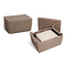 Σετ Σαλόνι Corona Cushion Box 4 τμχ Πολυπροπυλένιο Wicker/ Καπουτσίνο