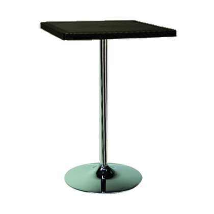 Τραπέζι Bar Calaf Πολυπροπυλένιο Wicker/ Ανθρακί 70x70x106cm