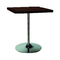 Τραπέζι Liu Πολυπροπυλένιο Wicker/ Καφέ 70x70x76cm