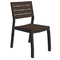 Καρέκλα Harmony Πολυπροπυλένιο/ Ανθρακί Καφέ