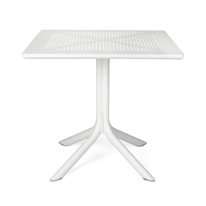 Τραπέζι Clip 70x70 Πολυπροπυλένιο/ Λευκό