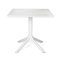 Τραπέζι Clip 70x70 Πολυπροπυλένιο/ Λευκό