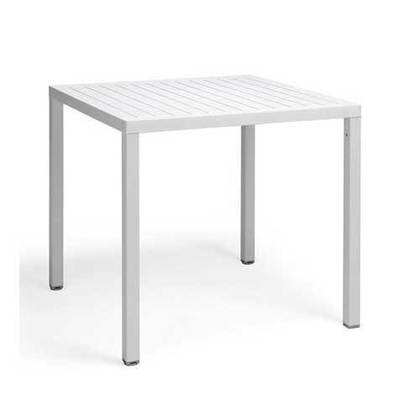 Τραπέζι Cube 70x70 Πολυπροπυλένιο/ Λευκό