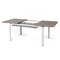 Τραπέζι Επεκτεινόμενο Alloro 140/ Πολυπροπυλένιο Αλουμίνιο 140(+70)x100x73​​cm