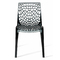 Καρέκλα Gruvyer PL Πολυκαρμπονική/ Ανθρακί 45x46x85cm