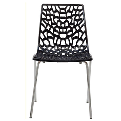Chair Groove Polycarbonate/ Glossy Anthracite