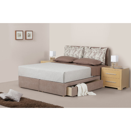 Covered Double Bed Linea Strom Cecil 150x200 cm 