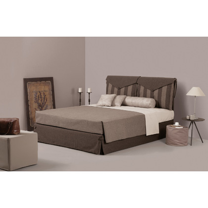 Ντυμένο Κρεβάτι Υπέρδιπλο Linea Strom Bettina 200x200 cm