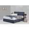 Ντυμένο Κρεβάτι Διπλό Linea Strom Cozy 150x200 cm