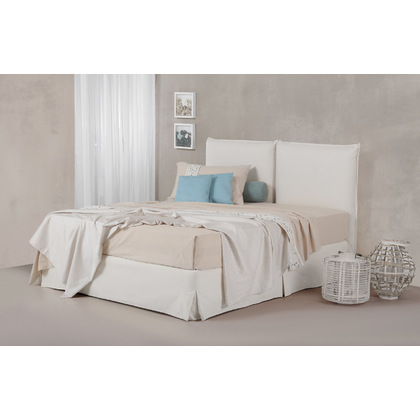 Covered King-Size Bed Linea Strom Notos 200x200 cm 