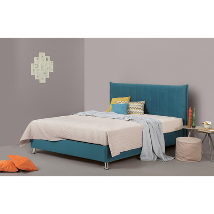 Covered King-Size Bed Linea Strom Tierra 180x200 cm 
