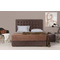 Covered King-Size Bed Linea Strom Milva 190x200 cm 
