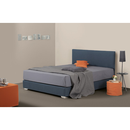 Covered King-Size Bed Linea Strom Ostria 180x200 cm 