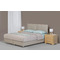 Covered King-Size Bed Linea Strom Ravenna 200x200 cm 