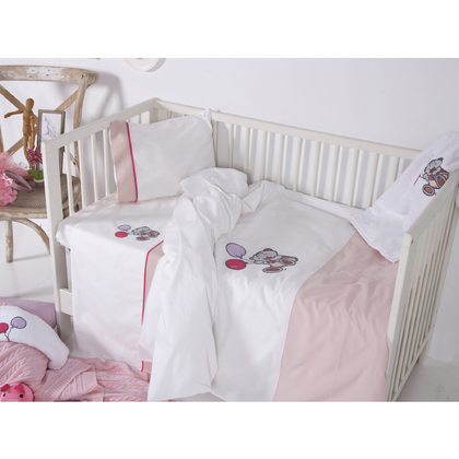 Baby's Duvet Cover Set Rythmos Newborn Collection Stardust Pink