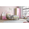 Κρεβάτι Παιδικό Μονό Κορώνα 90x190 cm/ Δρυς-Ροζ