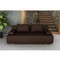 Καναπές κρεβάτι με αποθηκευτικό χώρο Epiplo World 194x93εκ. GEORGIA Καφέ Σκούρο
