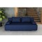 Καναπές κρεβάτι με αποθηκευτικό χώρο Epiplo World 194x93εκ. GEORGIA Μπλέ