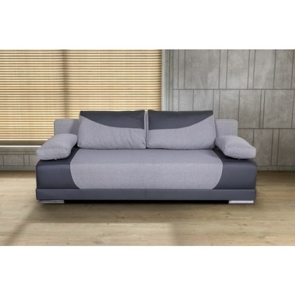 Καναπές κρεβάτι με αποθηκευτικό χώρο Epiplo World 200x95εκ.CAPRICE Γκρι ανοιχτό - Γκρι