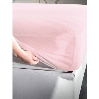 Ελαστικό Επίστρωμα Μονό 100x200+30cm La Luna Jersey Pink
