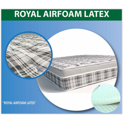 Στρώμα Ύπνου Ορθοπεδικό Ημίδιπλο Με Ανώστρωμα Achaia Strom "Royal  Airfoam LATEX" 120Χ200