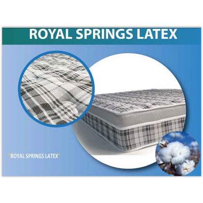 Στρώμα Ύπνου Ορθοπεδικό Ημίδιπλο Με Ανώστρωμα Achaia Strom "Royal Spring LATEX" 110X190