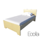 Παιδικό Ημίδιπλο Κρεβάτι Φούξια Irven  Ecolla 110x190/200