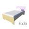  Παιδικό Μονό Κρεβάτι Δρυς 90x190/200  Irven  Ecolla
