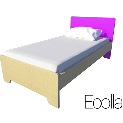  Παιδικό Μονό Κρεβάτι Φούξια 90x190/200 Irven  Ecolla