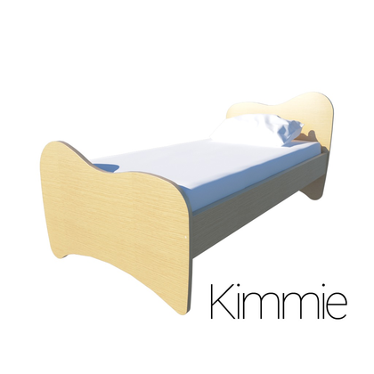 Παιδικό Ημίδιπλο Κρεβάτι Δρυς Irven Kimie 110x190/200