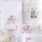 Σετ Σεντόνια Bebe 105x160 3τμχ. Με Κέντημα Rythmos Newborn Collection Clunny - Ροζ