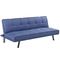 Καναπές/ Κρεβάτι Ύφασμα 175x83x74(Κρεβάτι 97x175x38)cm  ZWW Kappa - Μπλε Ε9682,3