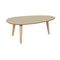 FINE Coffee Table 89x48x34cm Natural Wood Color Ε7768 