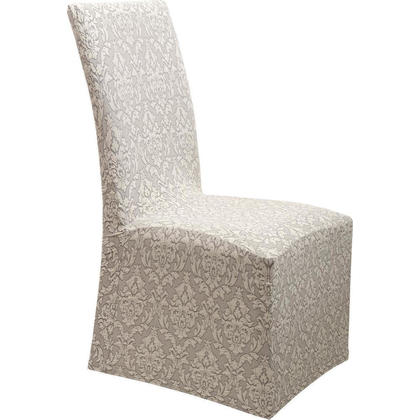 Ελαστικό Κάλυμμα Καρέκλας Με Βολάν Viopros Chair Covers Collection Diamond 1 Κρεμ