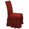 Eλαστικό Κάλυμμα Καρέκλας Με Βολάν Viopros Chair Covers Collection Σίλβερ Μπορντώ
