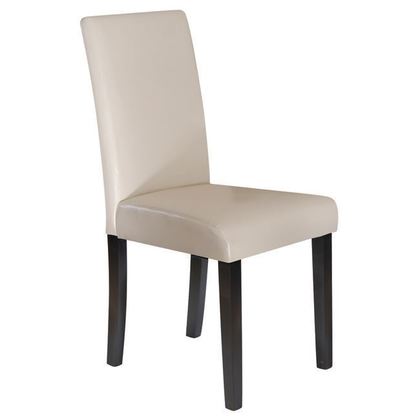 Σετ Καρέκλες 2 τμχ Ξύλο/ PU 42x56x93cm Maleva-L Wenge/ Ιβουάρ  Ε7207,1