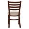 Σετ Καρέκλες 4 τμχ NATURALE Καρέκλα Τραπεζαρίας Κουζίνας Μέταλλο Βαφή Καρυδί - PU Μπεζ  43x46x85cm  Ε5163,1