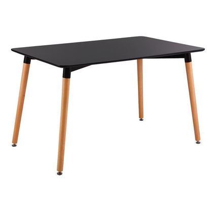 Τραπέζι MDF Μαύρο 120x80x73cm Art Ε7088,2