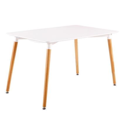 Τραπέζι MDF Λευκό 160x90x73cm Art Ε7086,1