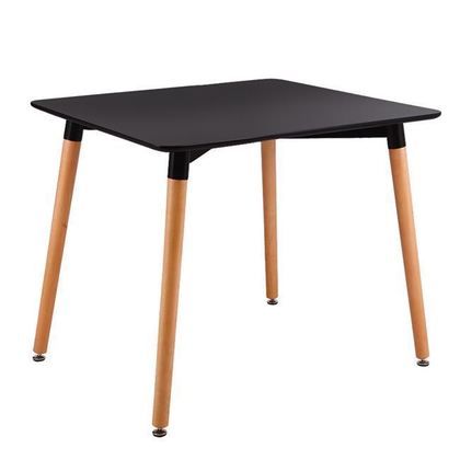 Τραπέζι MDF Μαύρο 80x80 H.73cm Art Ε7087,2