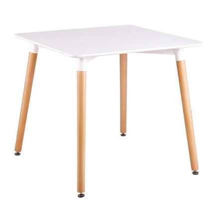 Τραπέζι MDF Λευκό 80x80 H.73cm Art Ε7087,1