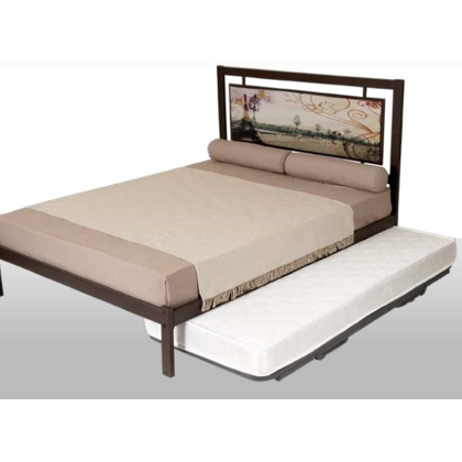 Κρεβάτι Υπερδιπλο Da Vinci (με πίνακα) Με Τάβλες  KS Strom 150x200
